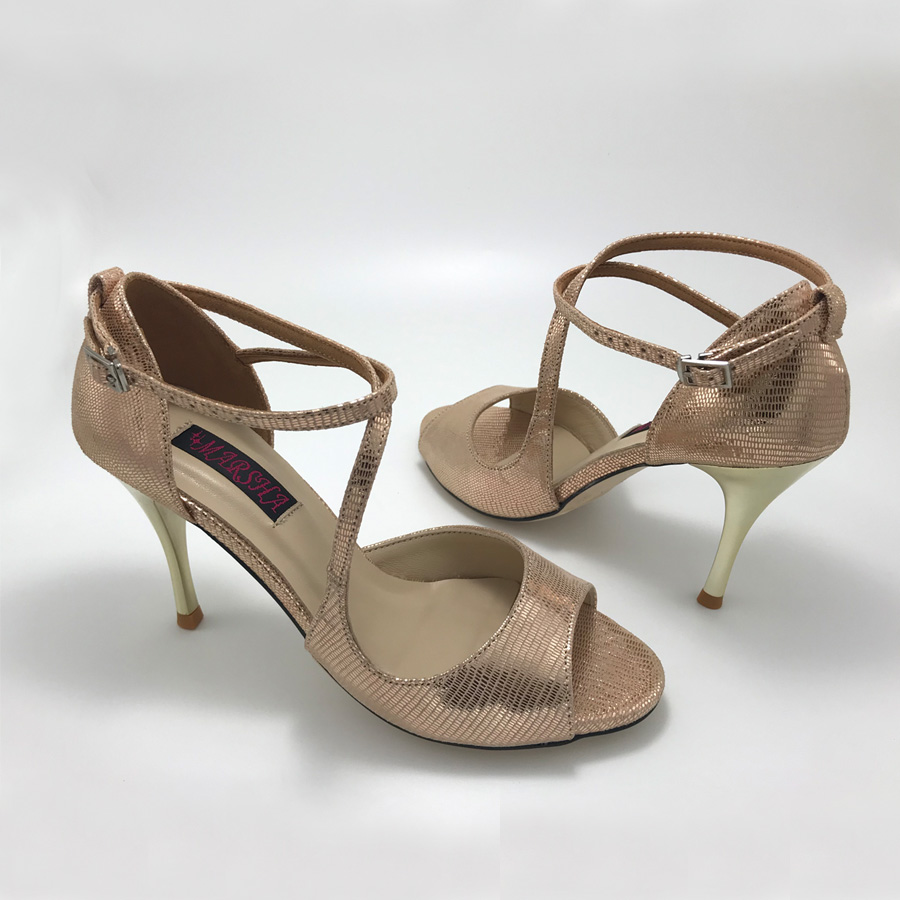 Bequeme und modische argentinische Tango-Tanzschuhe, Partyschuhe, Hochzeitsschuhe, Lederlaufsohle T6291LGL, versandkostenfrei
