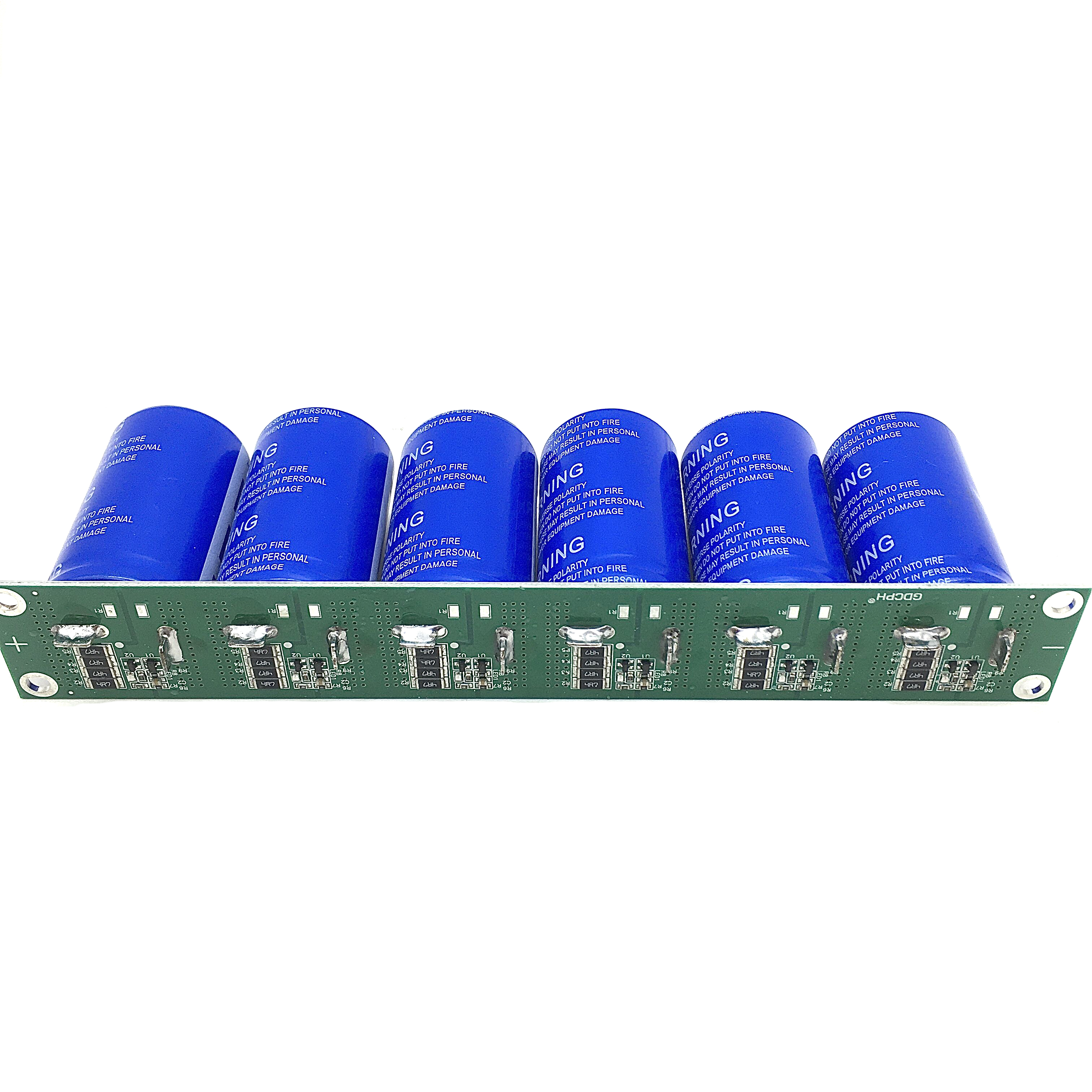 GDCPH 2.7V 500F Super Farad Capacitor 16V83F Capacitores eletrolíticos de ângulo plano com placa de proteção Ultracapacitor de fileira única