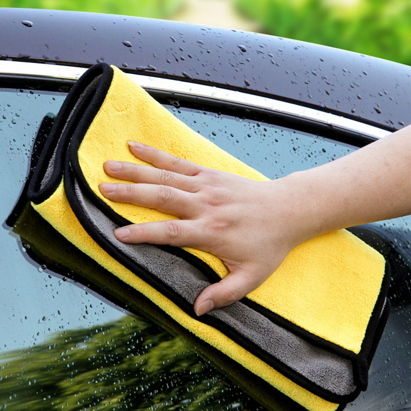 Ô Tô Cao Cấp Chi Tiết Khăn Microfiber Cho Vệ Sinh Xe Sấy Dụng Cụ Khăn Rửa Xe Ô Tô Làm Dày Xe Sạch Sẽ Vải Giặt Áo