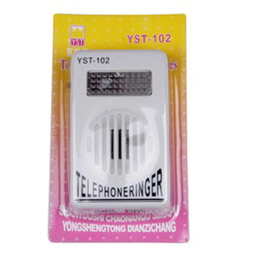 Extra-Ringer Âm Thanh Điện Thoại Điện Thoại Khuếch Đại Ánh Sáng Nhấp Nháy Flasher Chuông
