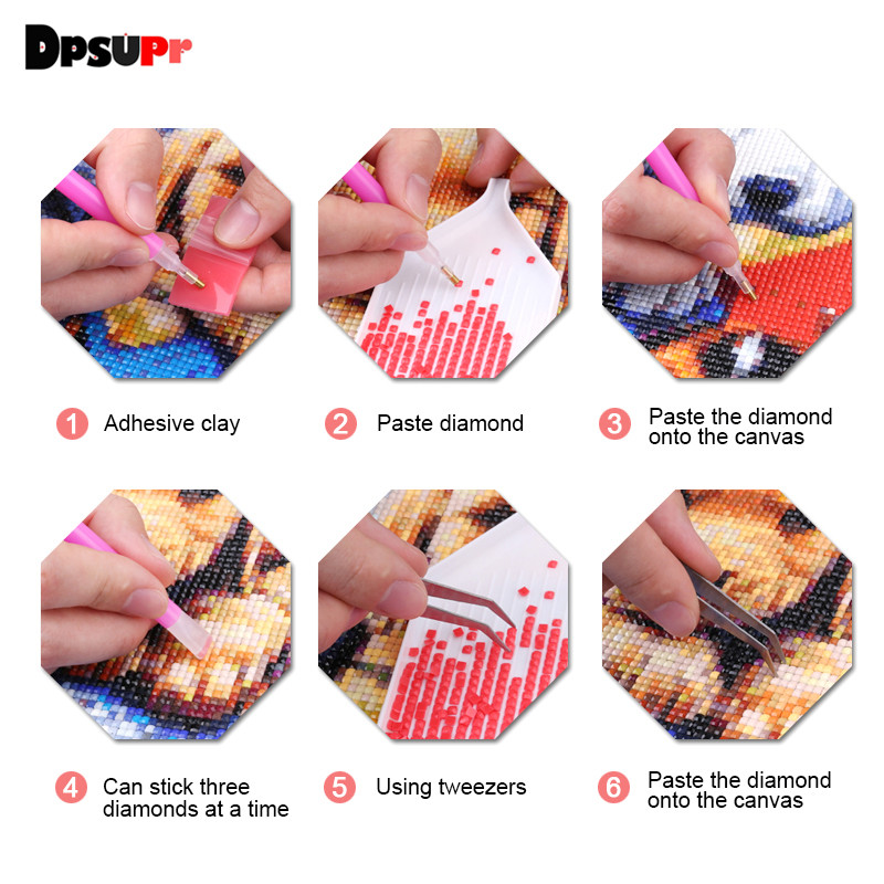 "Foto Kustom + Jam" Persegi Penuh/Putaran Lukisan Berlian Kruistik Kit 5D Gambar Bordir Pribadi Kustomisasi