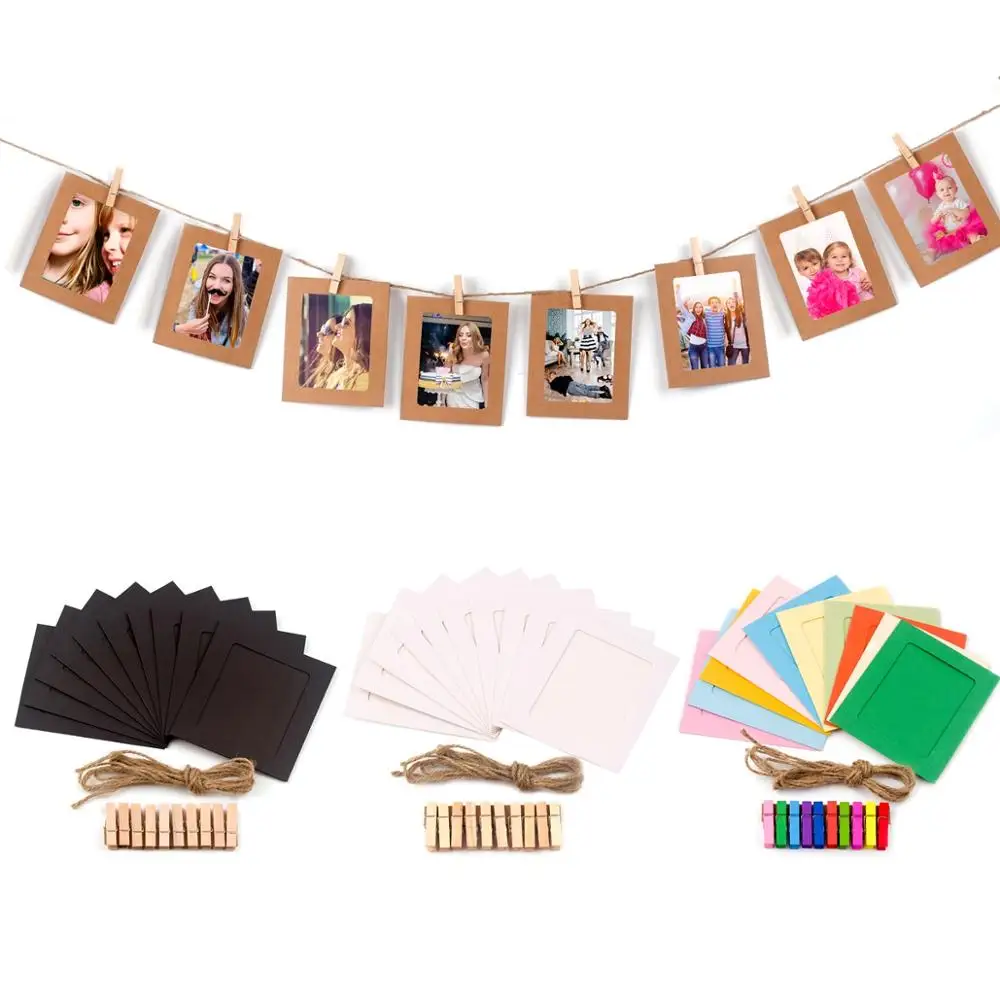 Bild Fotorahmen Banner Hochzeit Dekoration Geburtstag Party Dekoration Hochzeit Wand Seil Clip Hochzeit Party Supplies