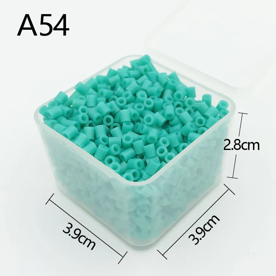 2,6 mm/1200 Stück/Box Verpackung Hama Perlen leicht zu verstauen für Kinder Perler Eisenperlen Sicherung handgemachtes Geschenk Kinderspielzeug