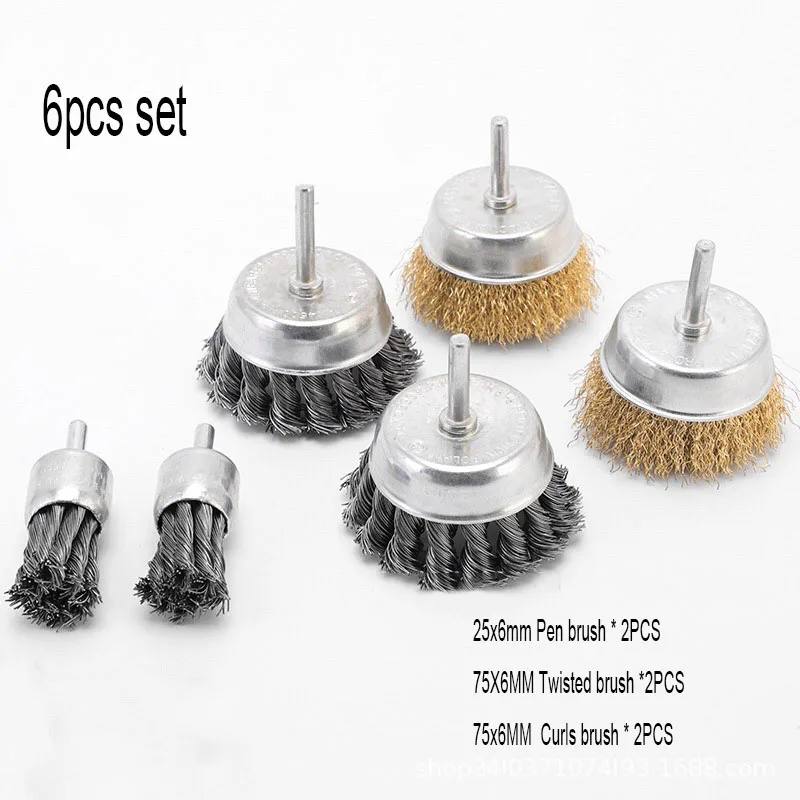 Thép Không Gỉ Abraser, Máy Chạy Chung Nút Thắt, Dây Bánh Xe Bộ Bàn Chải, Tẩy Gỉ Sét Đánh Bóng Khoan máy Mài Góc Tiện Ích Phụ Kiện