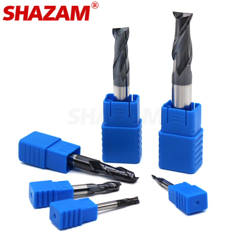 Fresa Rivestimento In Lega di Acciaio Al Tungsteno Cnc Maching 2 Lama Frese Commercio All'ingrosso Top Kit Fresa Macchine Utensili di Fresatura
