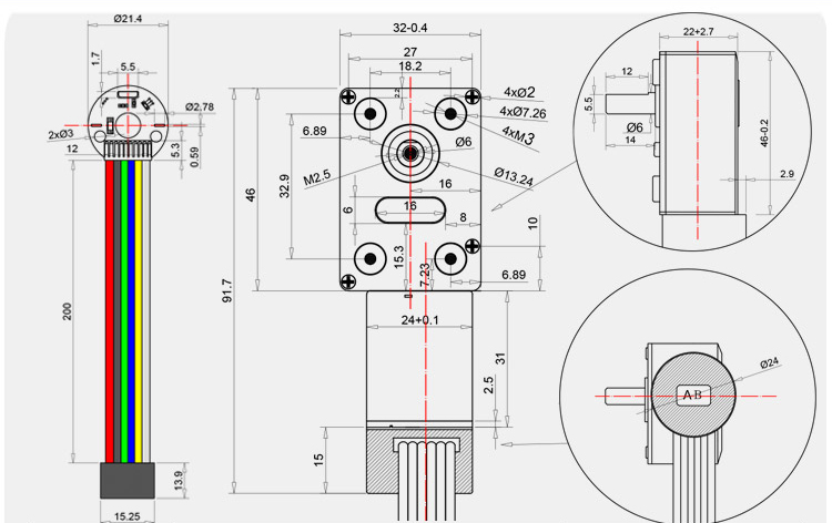 JGY-370 Turbo Worm DC Gear Motor Kecepatan Dapat Diatur DC Electric Motor Encoder 6V 12V 24V Bisa Tahan Debu dengan Braket/Sekrup