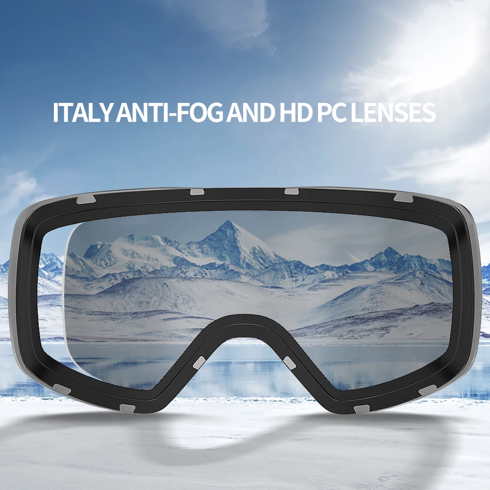 プロのスキーメガネ男性女性防曇円筒雪スキーゴーグル UV 保護冬大人のスポーツスノーボード Gafas スキー