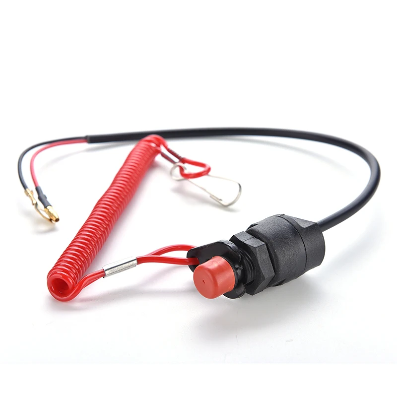 Ngoài Động Cơ Xe Máy ATV Giết Dừng Công Tắc An Toàn Cột Dây Dây Dây