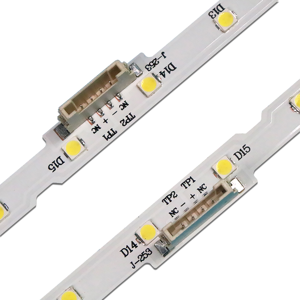 Faixa de retroiluminação LED (2) para Samsung 43NU7100 UE43NU7100 UN43NU7100 UE43NU7100U AOT_43_NU7100F UE43NU7120U UE43NU7170U BN96-45954A