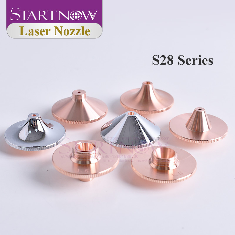 Startnow Laserschneiddüse D32 mm, einzelne Doppelschicht für Raytools BT240 Faserschneidemaschinenkopf, Laserdüsen