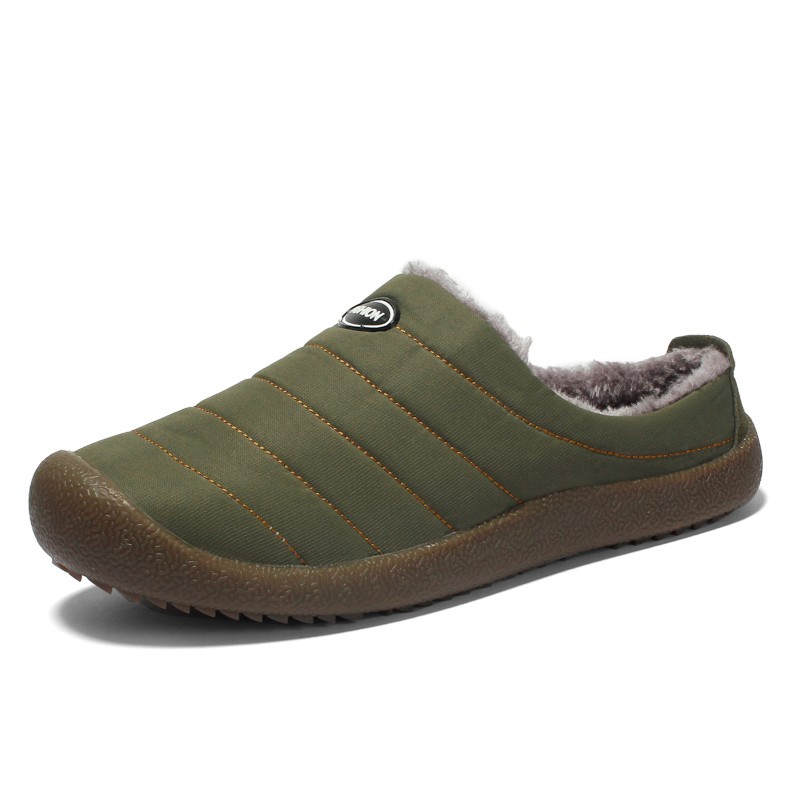 Winter Plüsch Männer Hausschuhe große Größe 48 47 Indoor warmes Fell Herren Panto letten Schuhe Unisex Schlafzimmer Rutschen wasserdichte männliche Hausschuhe Slip on
