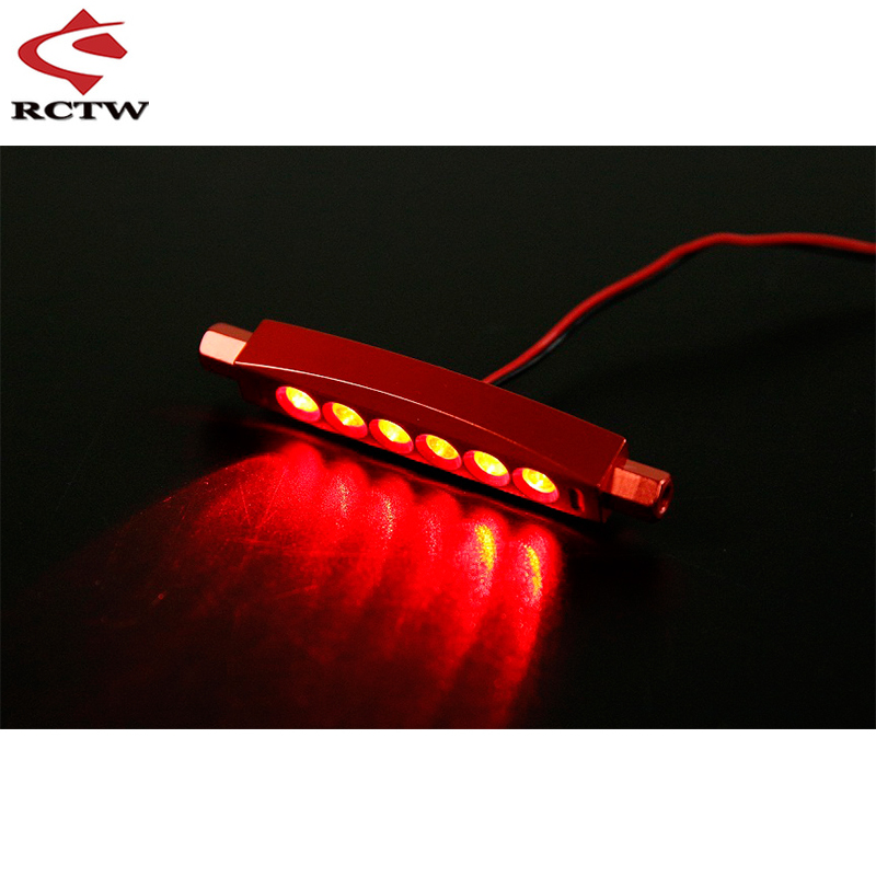 Lampu Belakang Lampu Campuran Logam CNC untuk Suku Cadang Mobil Rc 1/5 Hpi Rovan Km Baja 5b