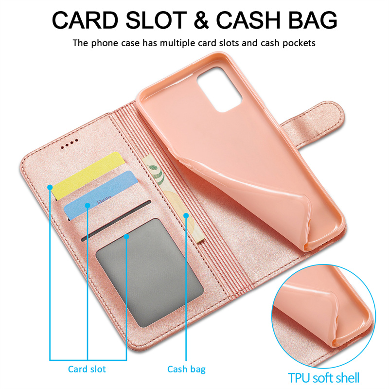 Casing Lipat Dompet Kulit PU untuk VIVO Y17 Y3S Y15 Y12 U3X Y20 Y73 V21 V21E 5G Penutup Belakang Pelindung Tahan Benturan Multifungsi
