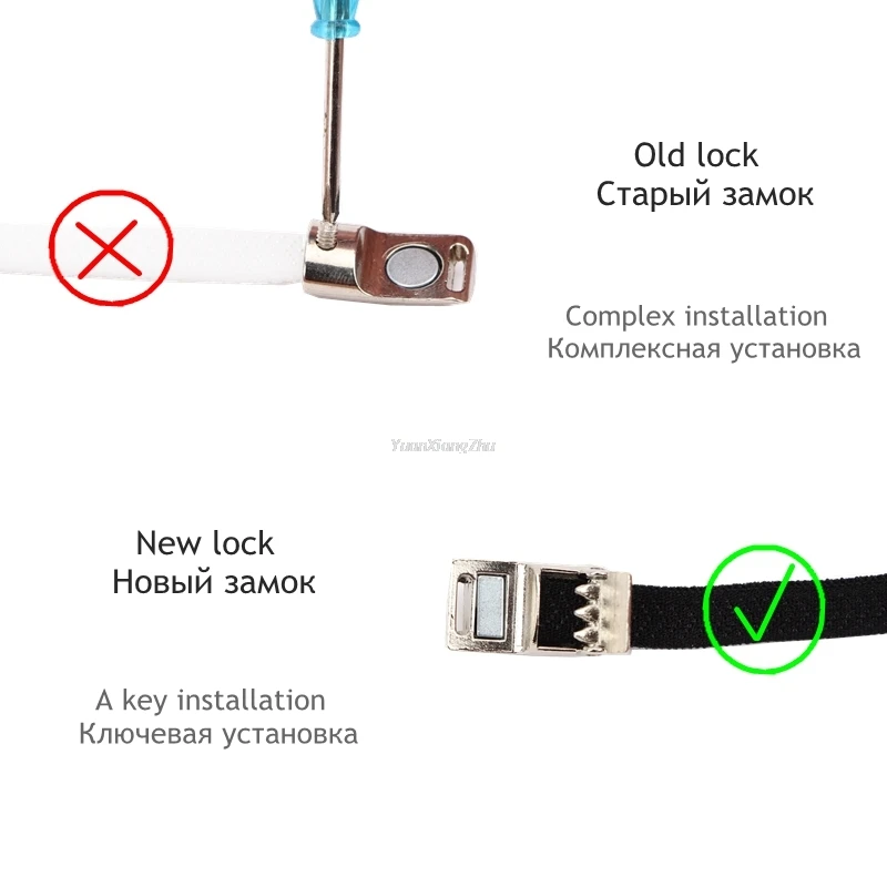 4 pcs/1 คู่ใหม่โลหะเชือกผูกรองเท้าแม่เหล็กหัวเข็มขัด Shoelaces ล็อคแม่เหล็กรองเท้า AF1 รองเท้าผ้าใบชุดโลหะ Laces หัวเข็มขัด