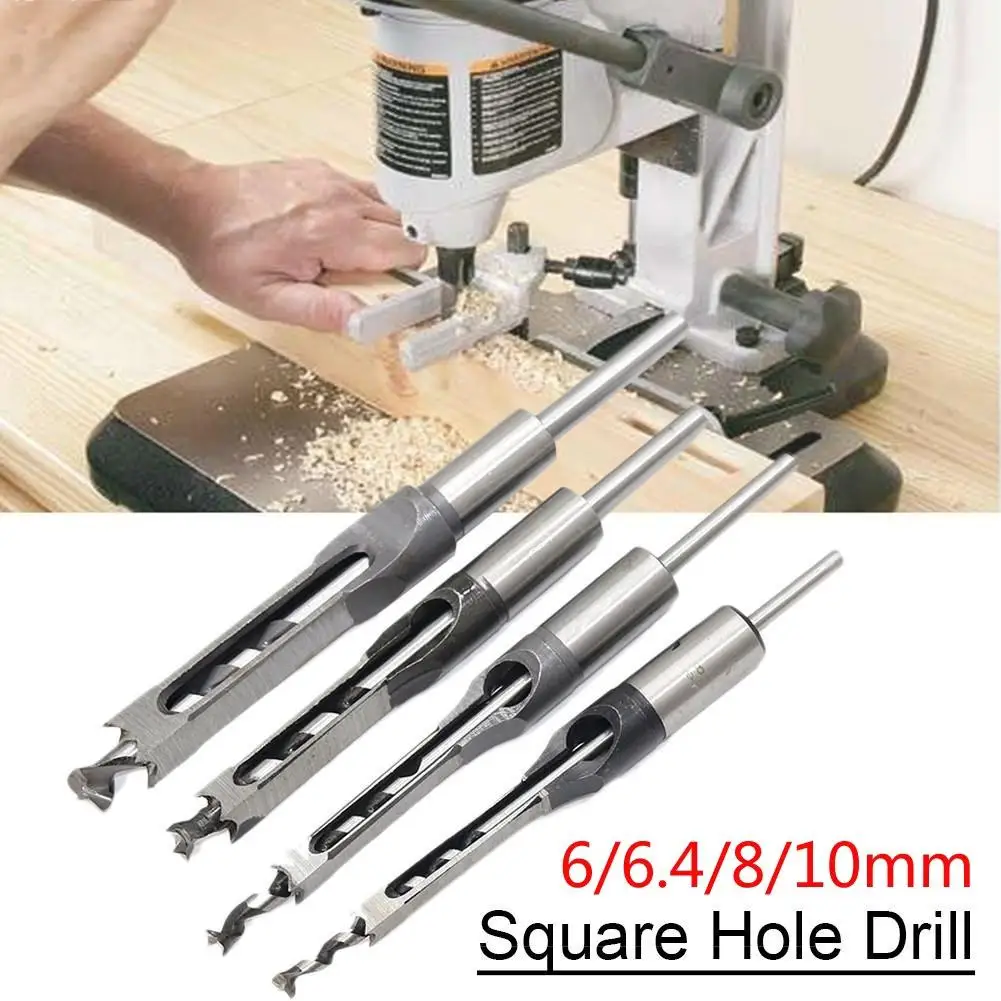 6/6.4/8/10/12.7Mm HSS Vuông Lỗ Mũi Mortising Dụng Cụ Dụng Cụ Làm Rau Cau