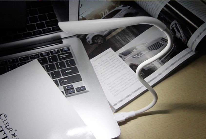 Luz nocturna con Sensor táctil USB Flexible, luces LED portátiles, teclado, ordenador, lámpara de mesa de lectura, iluminación