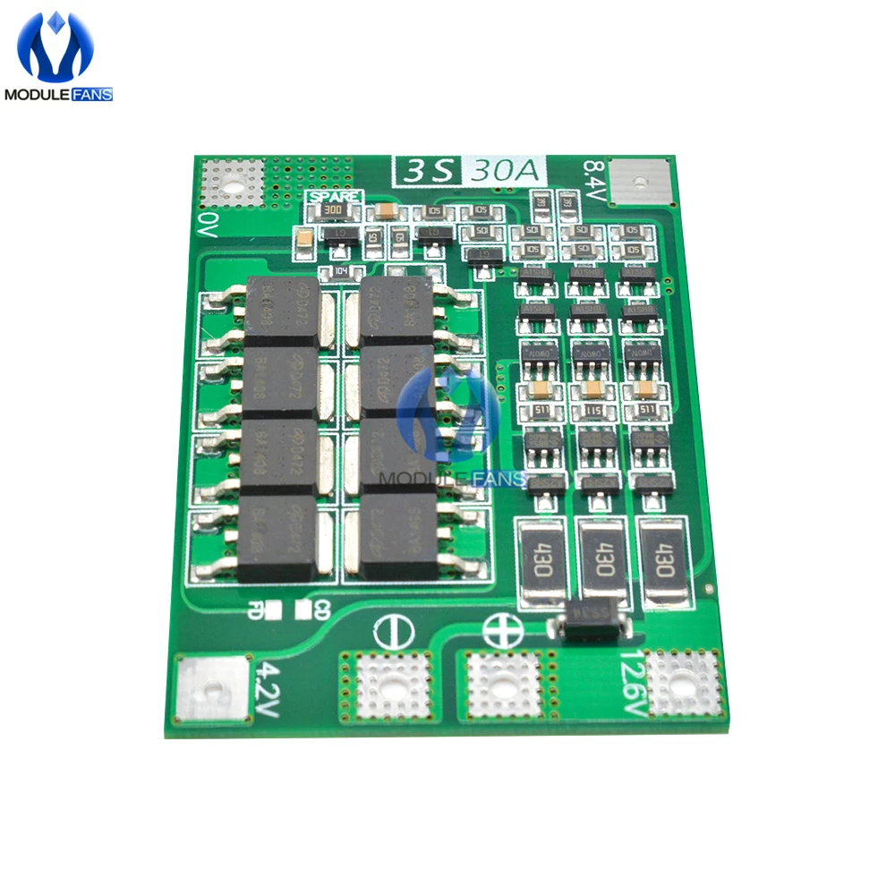 3S/4/4S Bms Cân Bằng 20A 30A 40A 60A 12V/24V Li-ion Sạc Pin Lithium ban Bảo Vệ 18650 BMS Cân Bằng Tăng Cường/Cân Bằng