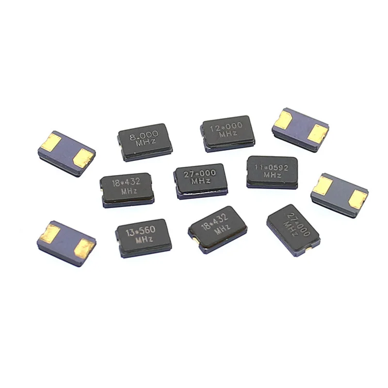 10 Cái/lốc 5032 Bị Động SMD Dao Động Tinh Thể 2PIN Thạch Anh 8Mhz 9.84375Mhz 10Mhz 11.0592Mhz 12Mhz 13.56mhz 16Mhz 20Mhz 40Mhz