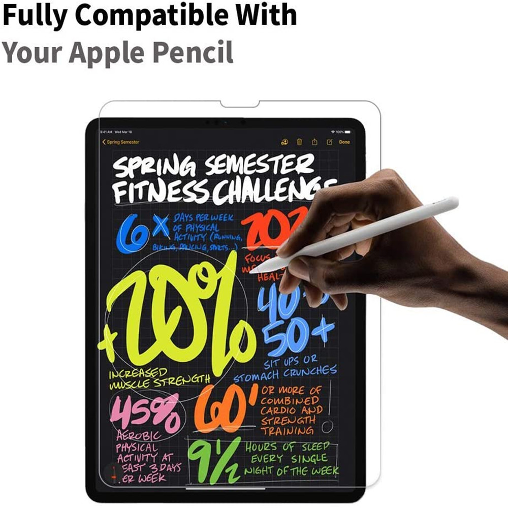 9H 強化ガラススクリーンプロテクター iPad 2017 2018 9.7 Air 1 2 Pro 11 10.5 10.2 2019 Mini 2 3 4 5 バブルフリー保護フィルム