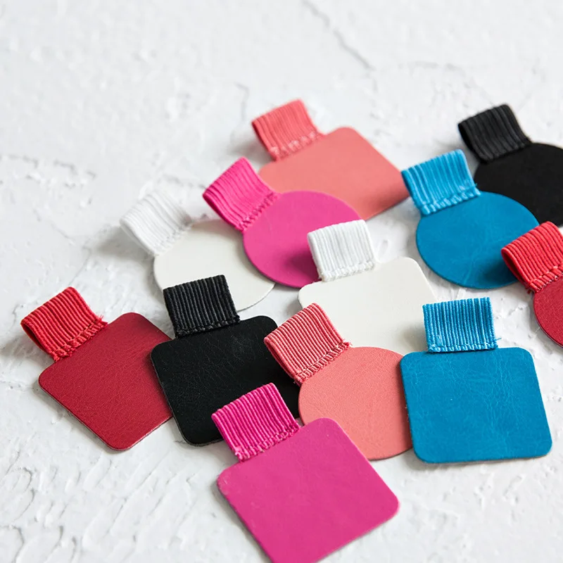 Sáng Tạo Moleskine Xách Tay Phụ Kiện Tự Dán Da Bút Kẹp Dây Cao Su Này Bút Bút Nhẫn Bút Vòng
