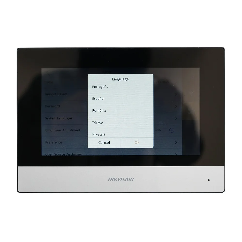 Hik vision Internat ional Version mehrsprachiger DS-KH6320-WTE1 Innen monitor, 802.3af Poe, App Hik-Connect, WLAN, Video-Gegensprechanlage