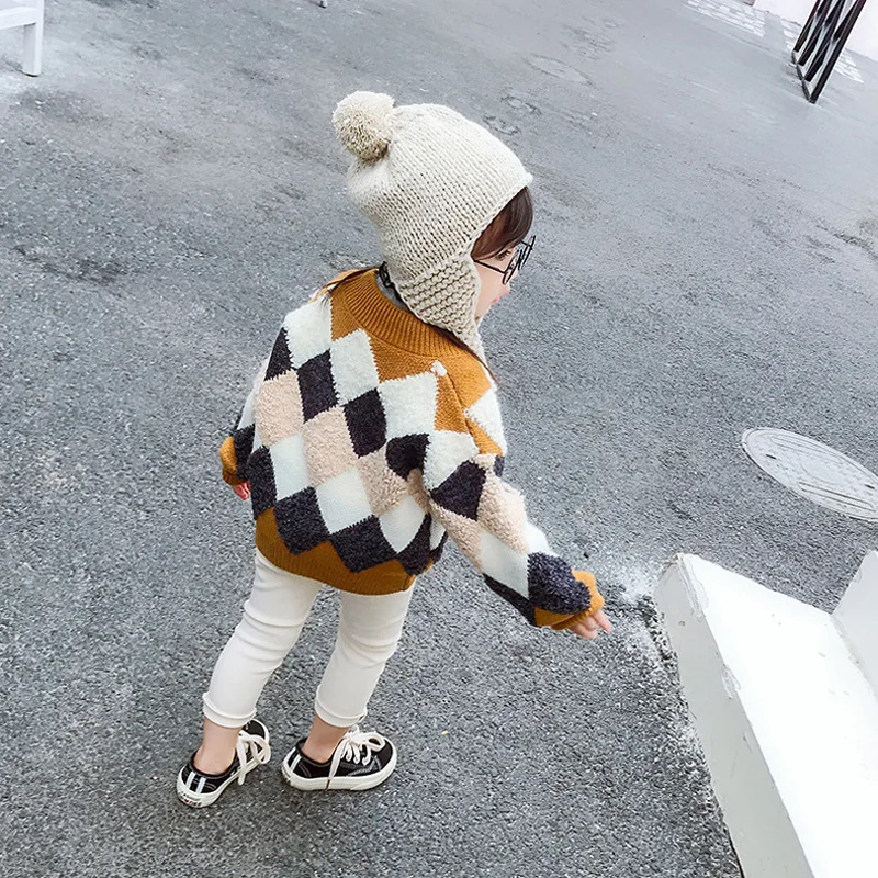 Nuevo gorro de invierno para bebé, gorro tejido de algodón con pompón para bebé, gorro infantil para niñas y niños, gorro para niños, accesorios para bebé en 6 colores