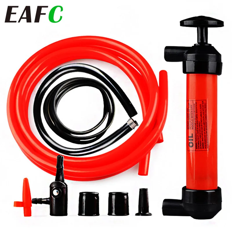 Bomba de aceite Manual portátil, tubo de sifón Manual, manguera de coche, transferencia de Gas líquido, ventosa, bomba inflable de alta calidad, 1 ud.