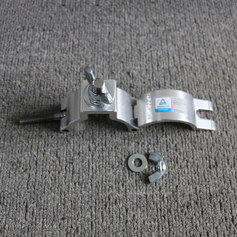 10 piezas de aleación de aluminio para luces de escenario, abrazadera, ganchos, soporte, cabezales móviles, gancho resistente, Kit de iluminación de teatro, 48-51mm, 100kg