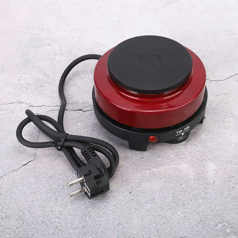 Mini เตาไฟฟ้าร้อนแผ่น Multifunction Induction Cooker ครัวทำอาหารน้ำชากาแฟเครื่องทำความร้อนปลั๊ก EU 220V 500W