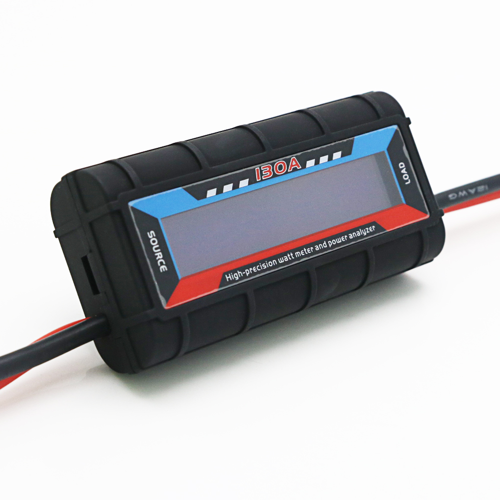 High Precision 130A 150A 200A Watt Meter Voltage Amp Meter Power Analyzer Checker / Performance Monitor with LCD Screen