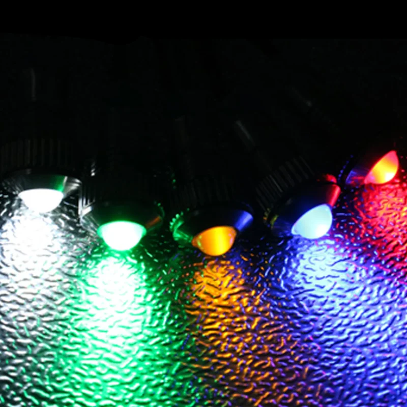 防水LED点滅ライト,6mm,12V,24V,220V,赤,黄,青,緑,白,1個