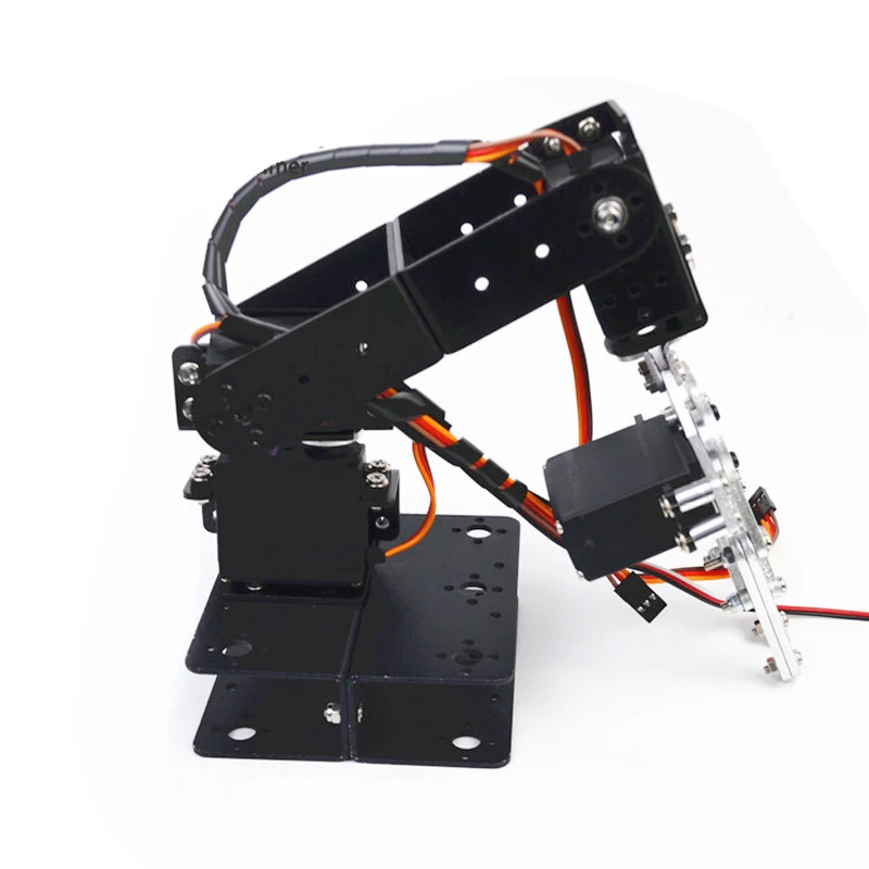 อลูมิเนียม Arduino 4 Dof แขนหุ่นยนต์ Claw Gripper Manipulator Servo Bracket Mechanical Claw DIY หุ่นยนต์ประกอบ