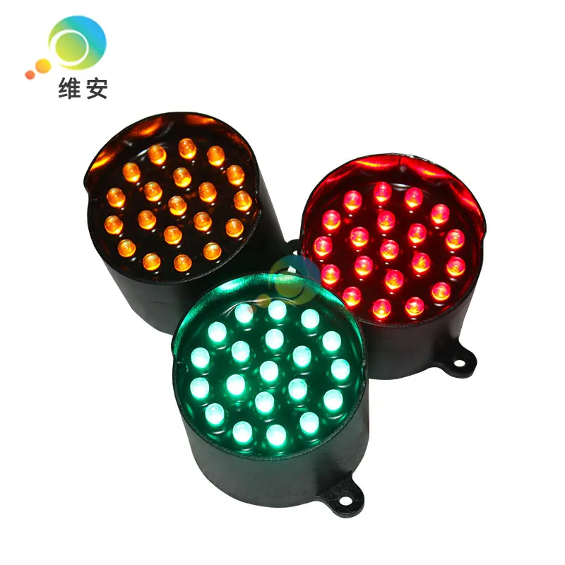 DC12V độ sáng cao giá bán buôn đường kính 52mm vàng ĐÈN LED Pixel cụm đèn giao thông thay thế