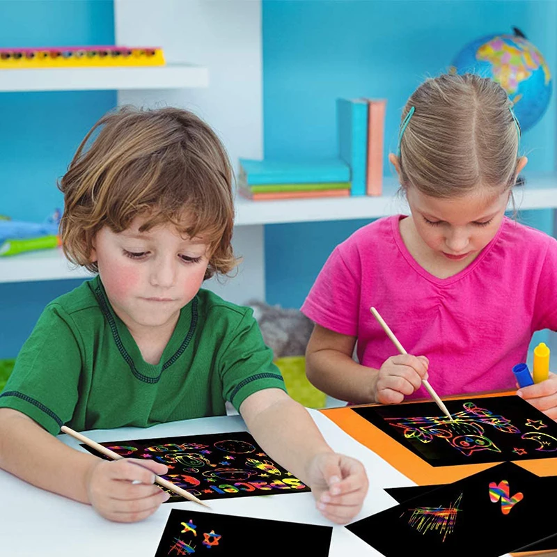 40 Chiếc Xước Rainbow Giấy Tờ Cổ Điển Gear Bộ Vẽ Họa Tiết Spirograph Bộ Động Vật Hình Học Tranh Stencils Cai Trị Trẻ Em Nghệ Thuật Carft Đồ Chơi