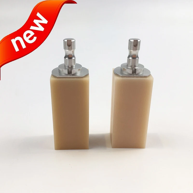 Hijau 15 buah Monocolor PMMA Block CAD CAM Cerec Resin sementara mahkota dan sistem Material jembatan penggilingan untuk produk Lab gigi