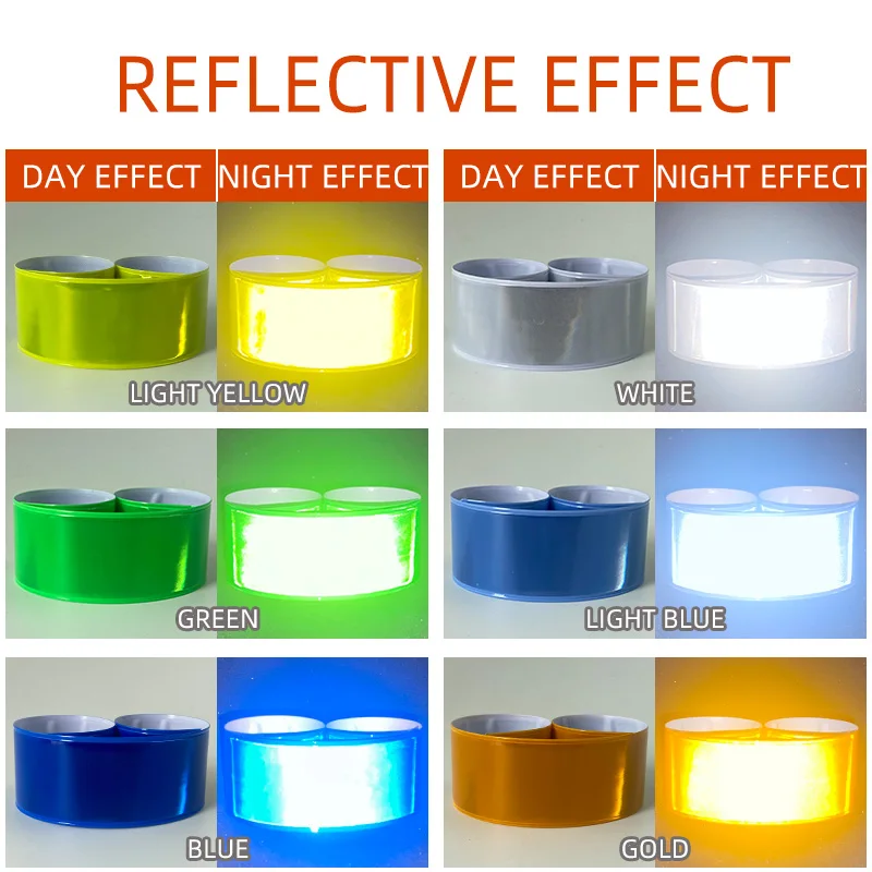 30CM Phản Quang Dây Đeo Tay Tát Ban Nhạc Vòng Tay Tặng Quà KhuyếN MạI Cho Người Phụ Nữ Tay Chạy Bộ Thể Thao An Toàn Tầm Nhìn