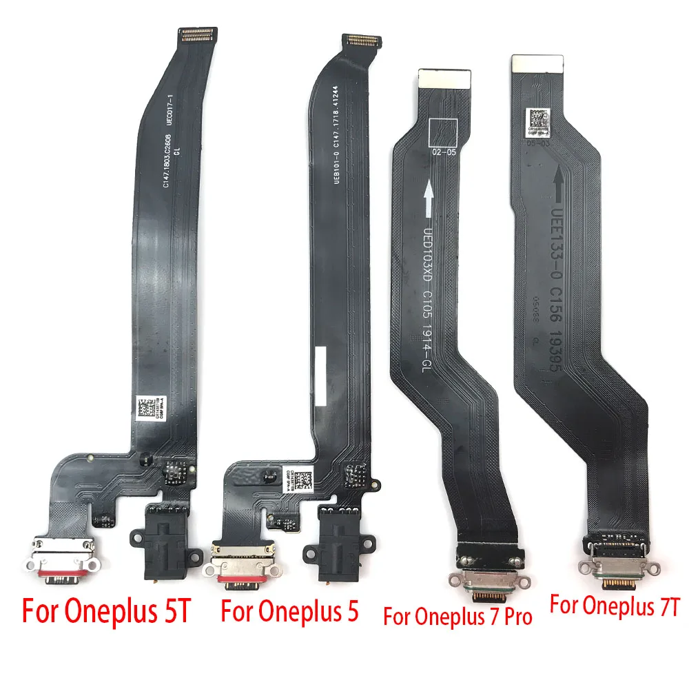 Новый USB-разъем для док-станции, порт для зарядки, гибкий кабель для микрофона для Oneplus 5 5T 6 7 7T 8 8T 9 Pro 9R Nord N10 5G