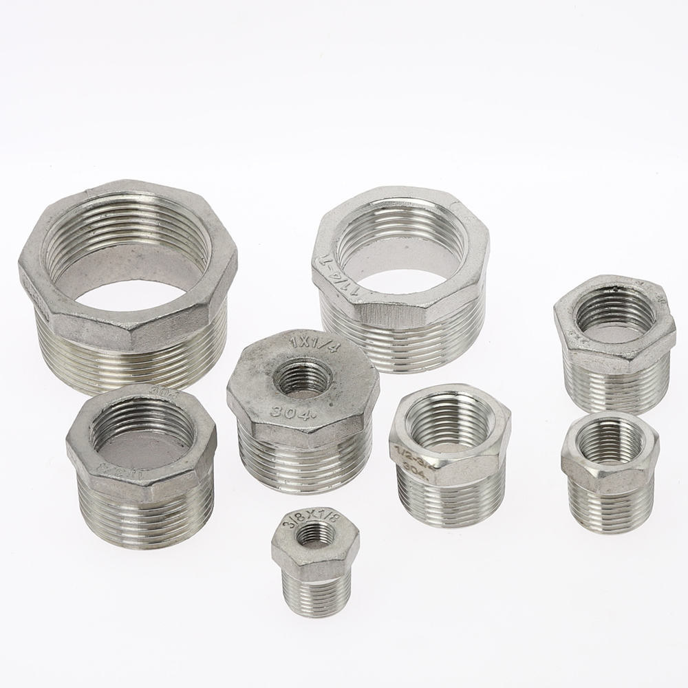 Tonifying Trái Tim Giảm Tốc Bushing 1/8 "1/4" 3/8 "1/2" BSP Dây Chuyền Nam/Nữ Ren SS304 Thép Không Gỉ thông Tắc Đường Ống Nước Khí Dầu