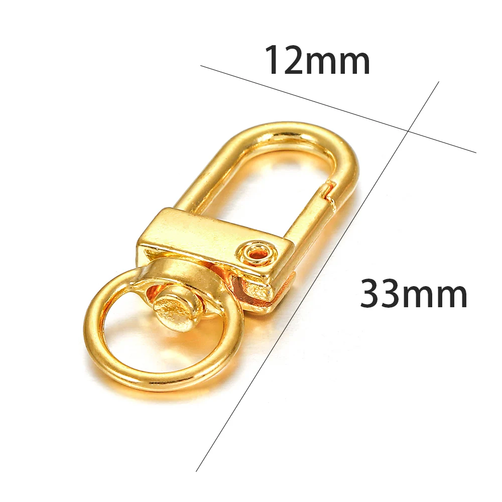 10Pcs Snap Lobster Clasp Hooks พวงกุญแจผลการค้นหาสําหรับ DIY Key CHAIN สร้อยคอสร้อยข้อมืออุปกรณ์เสริมขายส่ง