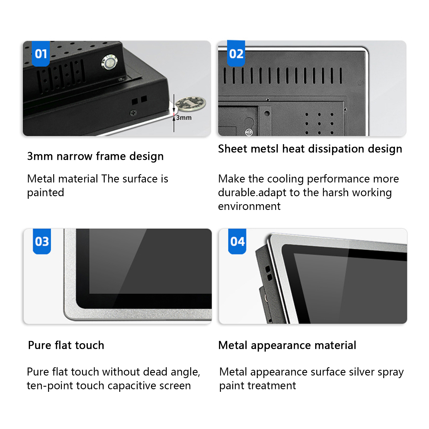 Mini Tablette PC Industrielle de 12.1 Pouces, Panneau Tout-en-Un, Ordinateur avec Puzzles, Écran Tactile, RS232 COM, pour Win10 Pro, 1024x768