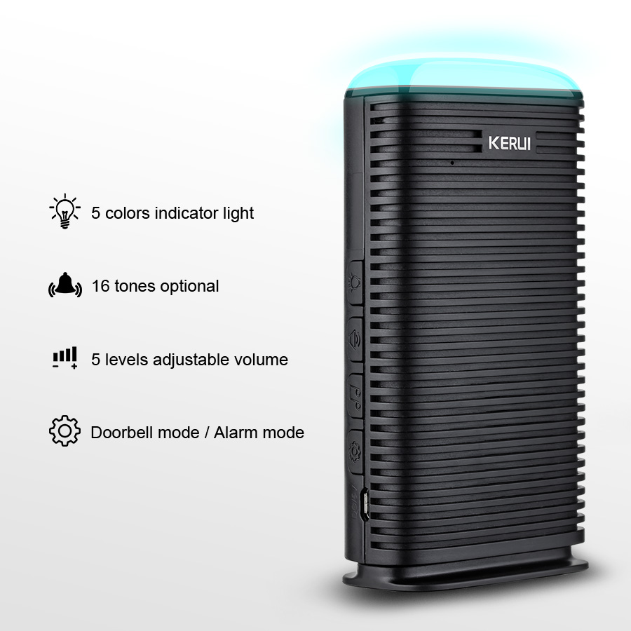 KERUI DW9 Driveway Garage Alarm System Outdoor Wireless Home Security PIR Motion Infrared Detector Vehicle Burglar Alarm