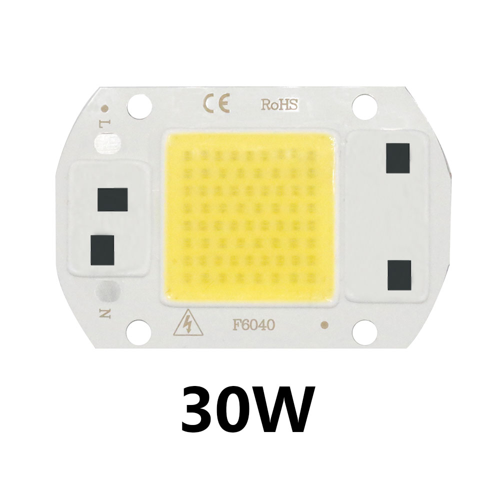 LED Chip COB AC220V 50W 10W 20W 30W No Need Driver for Flood Light Spotlight Lampada Led Lamp Bulb DIY Lighting White