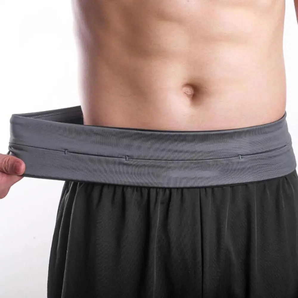 Riñonera para correr con cinturón para hombre y mujer, riñonera Invisible multifunción para correr, bolsa deportiva portátil para viajes al aire libre