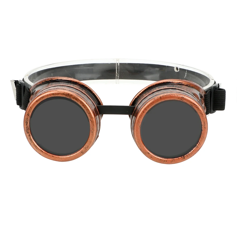 Gafas de sol retro, gafas Steampunk ajustables a prueba de viento, gafas de sol góticas punk para soldar