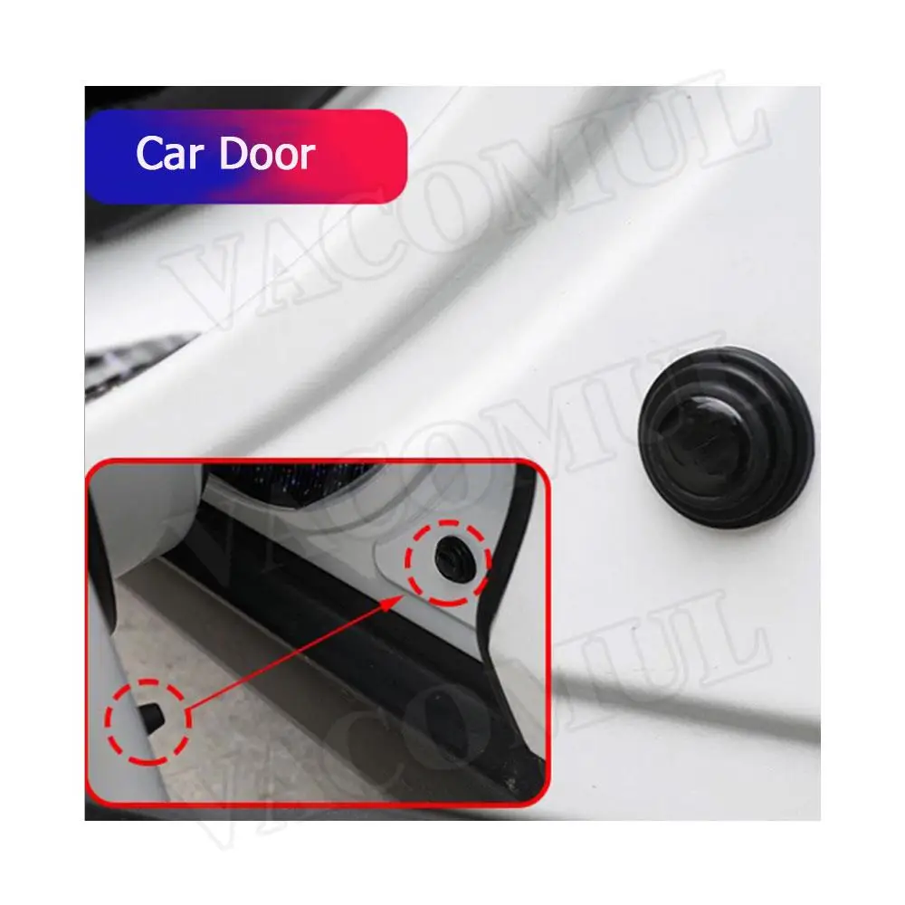 10 Chiếc Cửa Xe Ô Tô Chống Sốc Miếng Dán Hút Miếng Đệm Cho Cốp Xe Ô Tô Cách Âm Miếng Lót Đa Năng Chống Sốc Dày Đệm Đệm