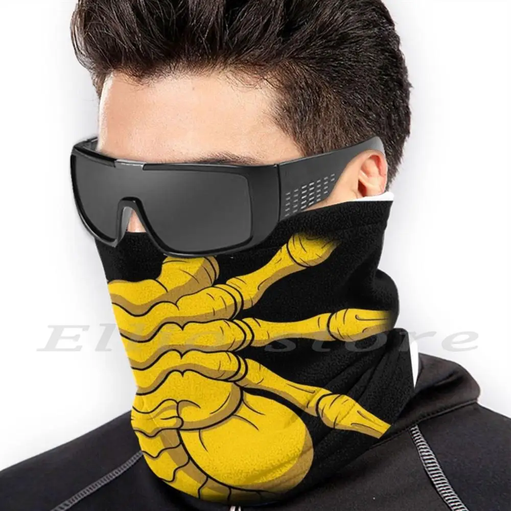 หน้ากาก-facehugger ผู้ใหญ่เด็กป้องกันฝุ่น DIY ผ้าพันคอหน้ากาก cyle ใบหน้า facemask ฟัน facehugger ใบหน้า Hugger xenomorph Xeno