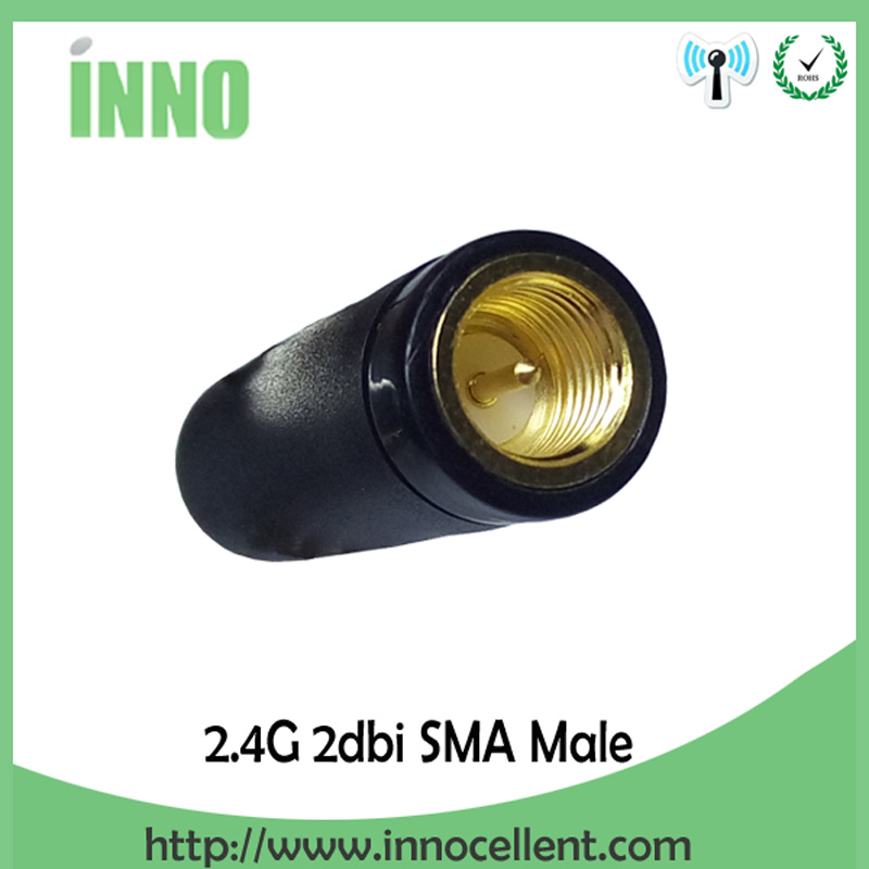 2,4 GHz Antenne Mini-Antenne PBX SMA-Stecker 3dbi für Zigbee 2,4 GHz für WLAN-Antenne RP-SMA Pigtail-Verlängerungskabel