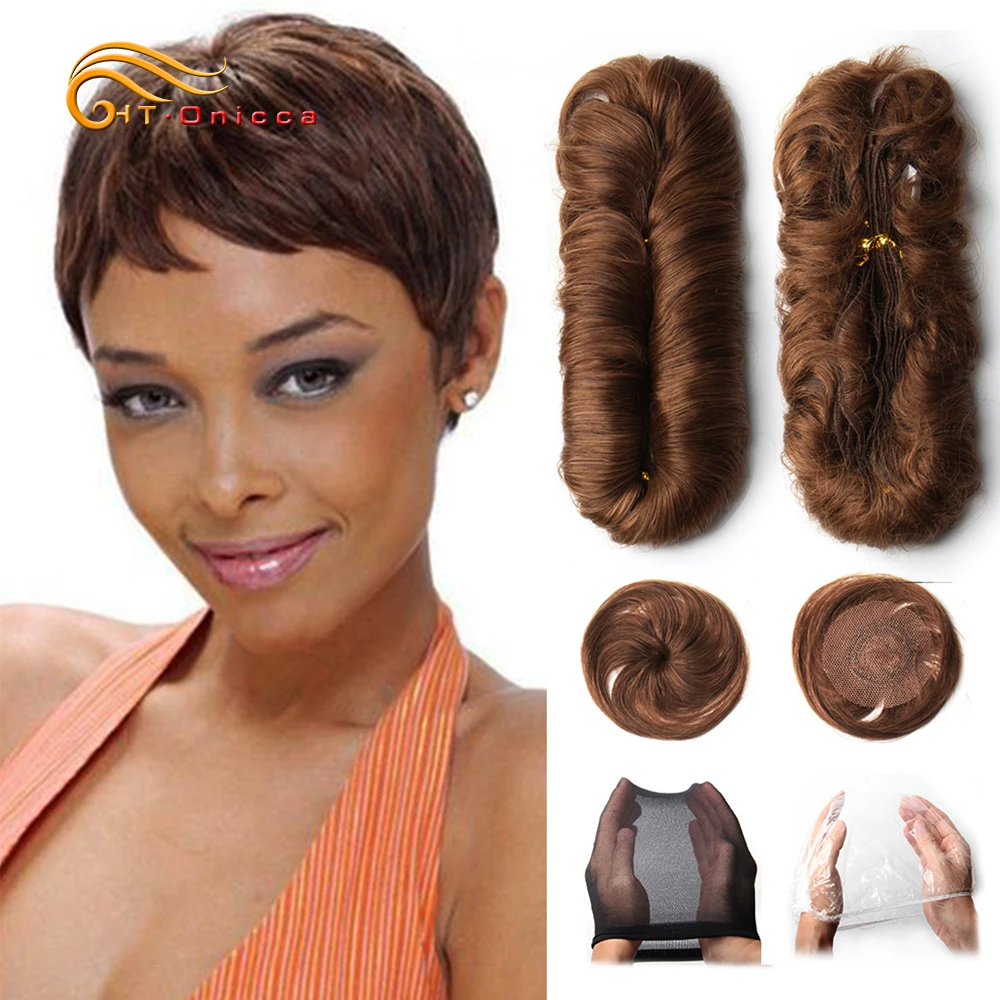 Bundles de cheveux humains bouclés indiens bruts, extensions de cheveux humains Remy, brun, court, coloré, 1B 99J, 30, 4, 3, 4, 5, amaran, 100%