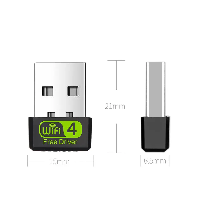 Мини USB WiFi адаптер Бесплатный драйвер 150 Мбит/с Wi-Fi адаптер для ПК USB Ethernet WiFi донгл 2,4G сетевая карта антенны Wi-Fi приемник