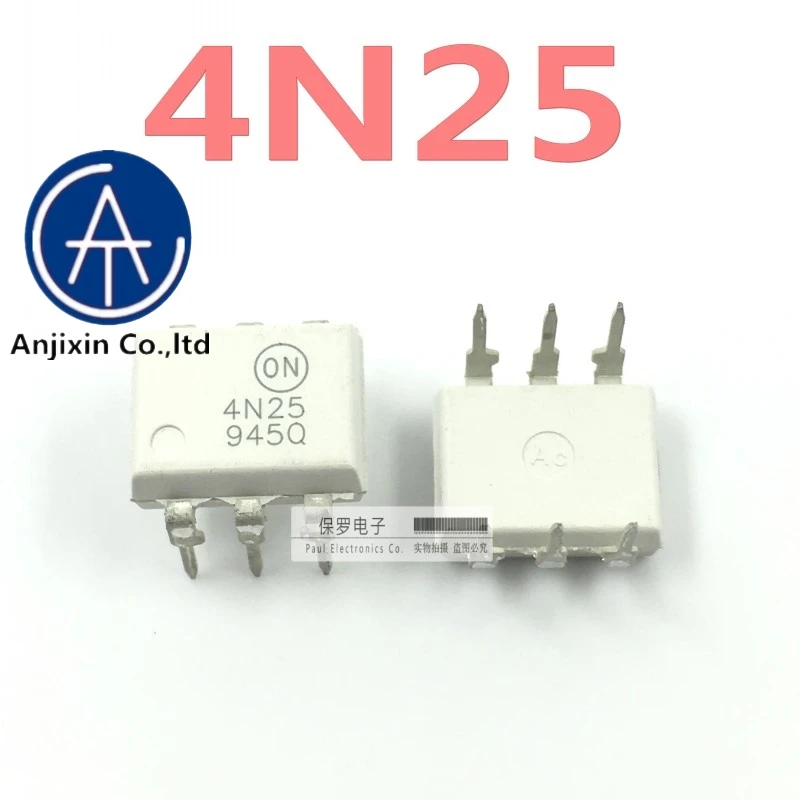 Fotoacoplador original de 100%, 4N25M, 4N25, DIP-6, en stock real, 10 Uds.